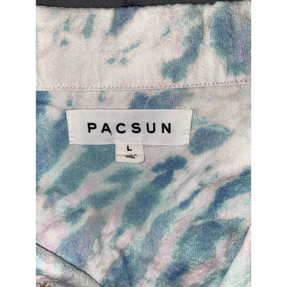 PacSun Tie Dye  “Kindness Grows” button down Shirt - Large - Picture 4 of 5